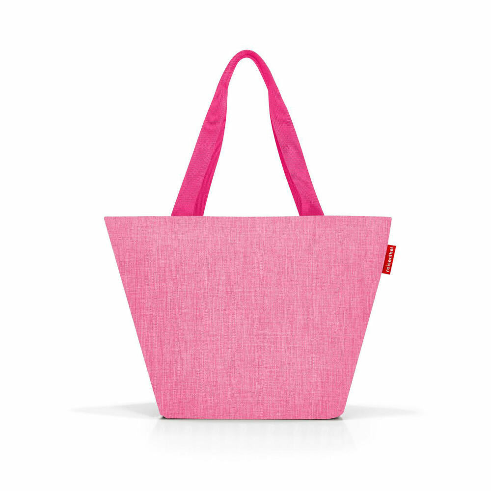 reisenthel shopper M, Einkaufstasche, Polyestergewebe, Twist Pink, 15 L, ZS3094