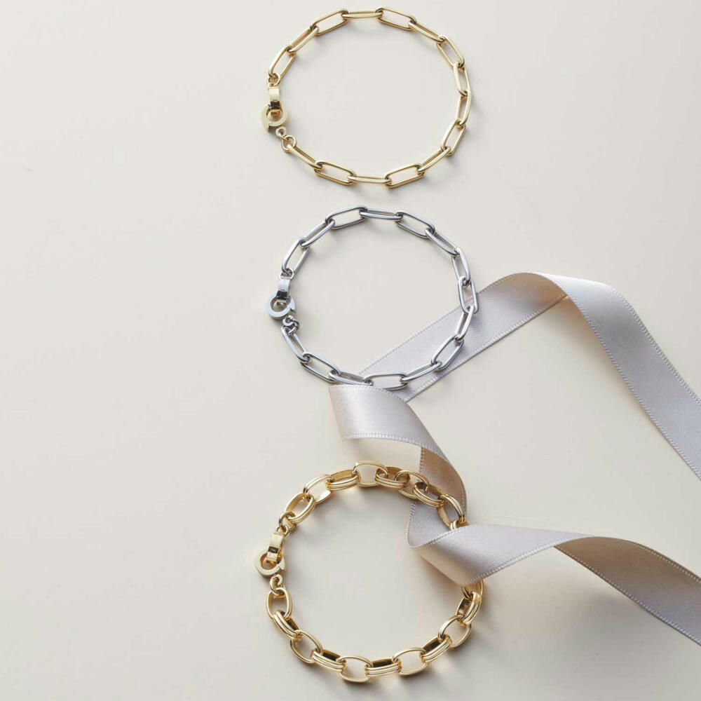 Leonardo Jewels bracelet gold Estrella Clip &amp; Mix, bangle, bracelet, stainless steel IP gold, gold, 021615