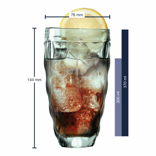 Leonardo drinking glass Brindisi, water glass, beaker, soda-lime glass, green, 370 ml, 021610