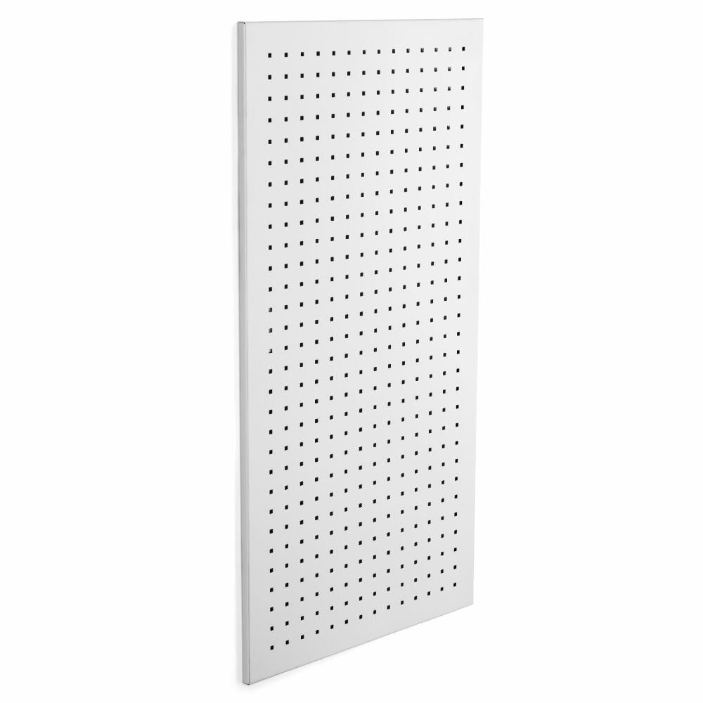 Blomus Magnettafel Muro, magnetische Tafel, Memoboard, Pinnwand, 80x40 cm, Edelstahl matt, gelocht, 66760