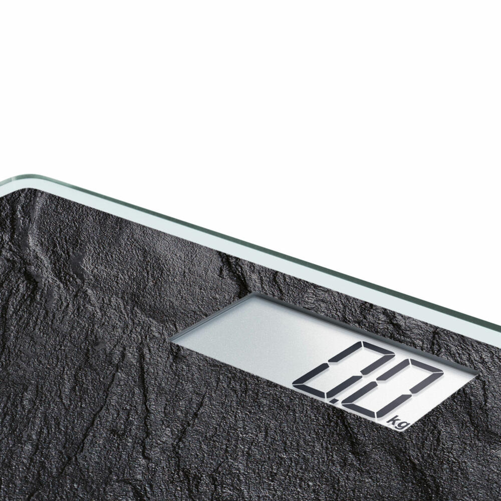 Soehnle Personal Scale Digital Style Sense Compact 300 Slate, Body Scale, LCD Display, Black, 63881