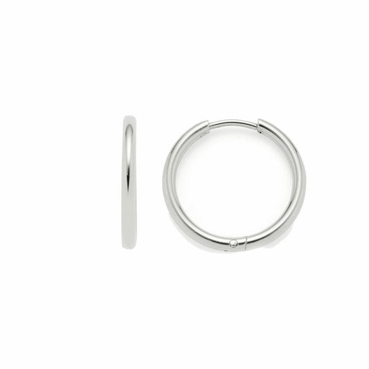 Leonardo Jewels Creole Alida Beautys, Creole, Earrings, Ear Jewelry, Stainless Steel, Silver, 021622