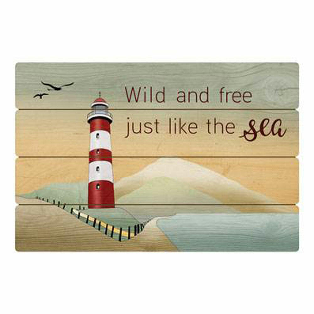 Goebel Lighthouse - Picture Scandic Home Scandic Home Home Accessories Colourful Wood 23101071