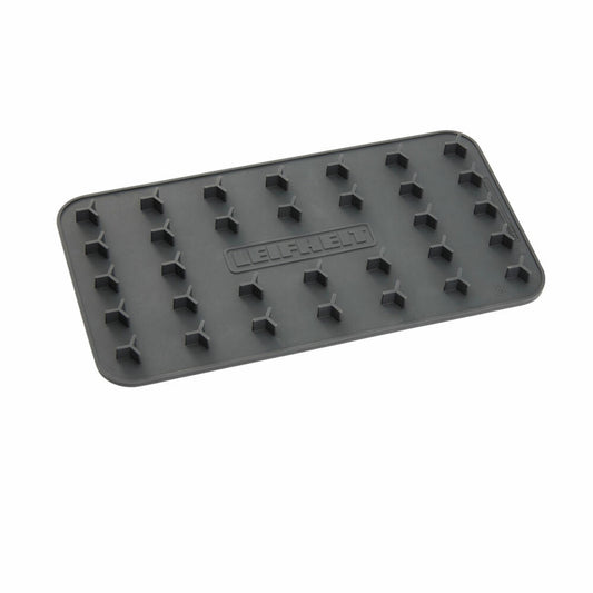 Leifheit Mobile Iron Rest, Iron Rest, Iron Mat, Silicone, Black, 25.5 x 14 cm, 72691