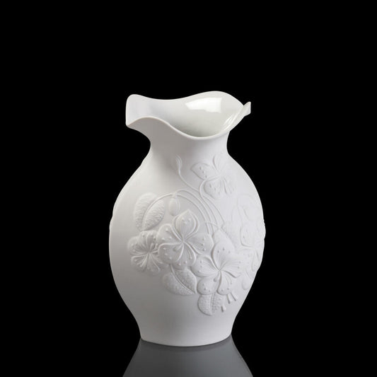 Goebel Kaiser Porzellan Floralie Vase, Blumenvase, Dekovase, Dekoration, Porzellan, Weiß, 20 cm, 14002059