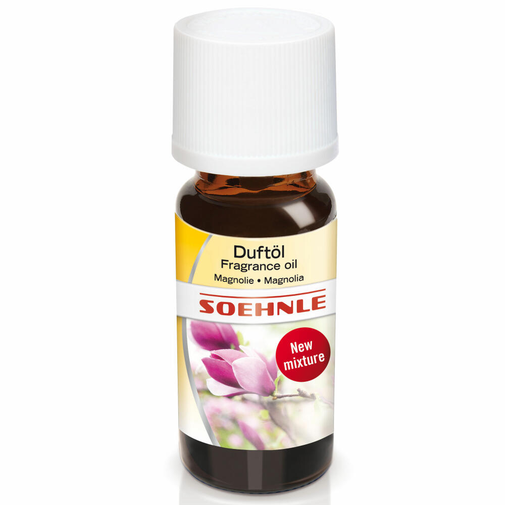 Soehnle perfume oil Flower, set of 4, aroma oil, air freshener, fragrance oil, room fragrance, scent, lilac, lavender, magnolia, jasmine, 10 ml each