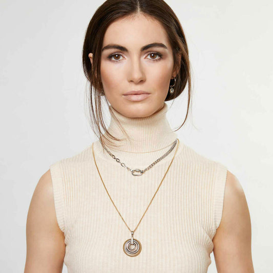 Leonardo Jewels Anhänger Geometria Clip & Mix, Kettenanhänger, Modeschmuck, Edelstahl, mehrfarbig, 021639