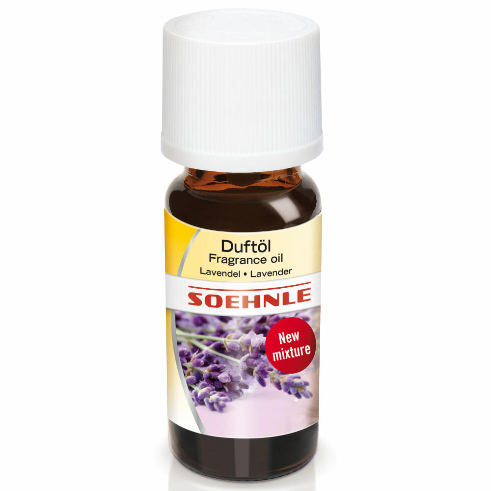 Soehnle perfume oil Flower, set of 4, aroma oil, air freshener, fragrance oil, room fragrance, scent, lilac, lavender, magnolia, jasmine, 10 ml each