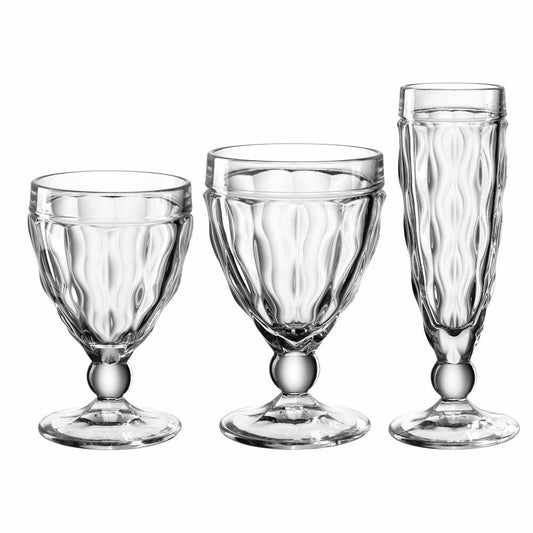 Leonardo goblets Brindisi 12-piece, 3 types, cups, soda-lime glass, clear, 021598