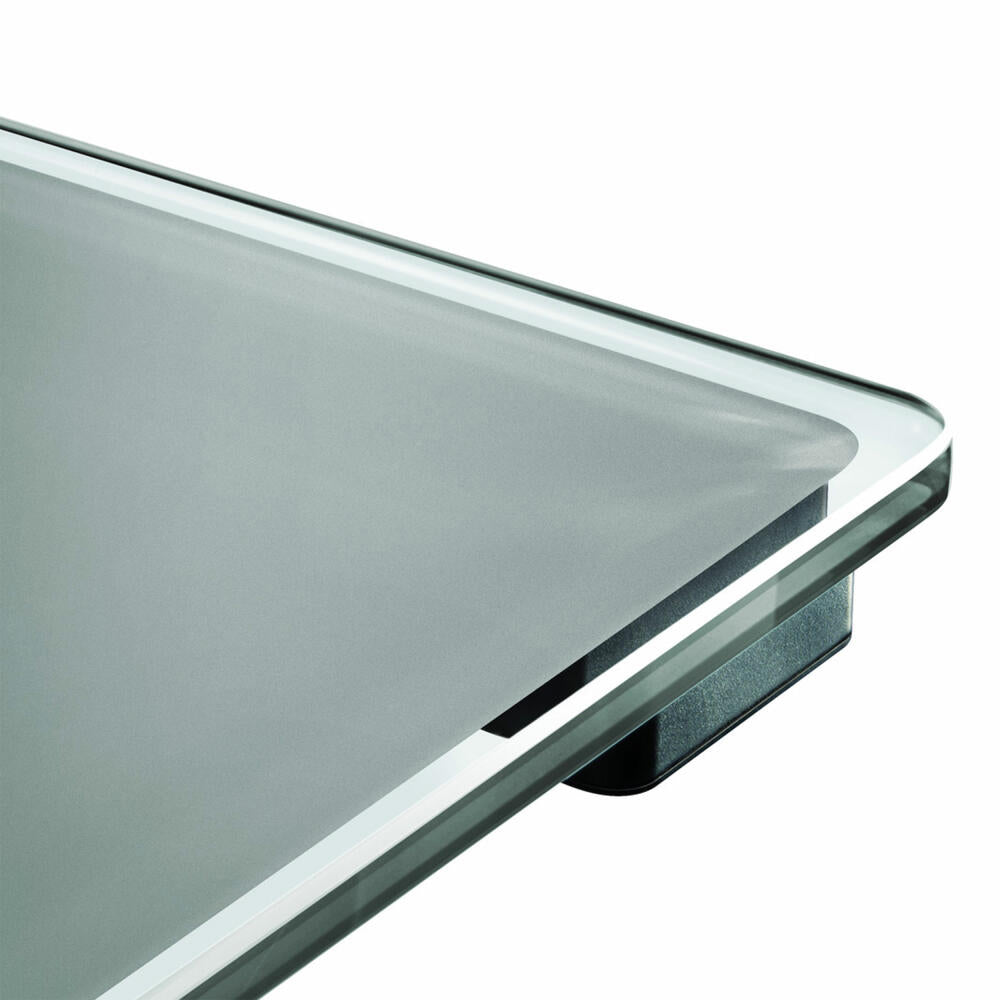 Soehnle Personal Scale Digital Style Sense Comfort 600, Body Scale, Safety Glass, LCD Display, Silver, 63864