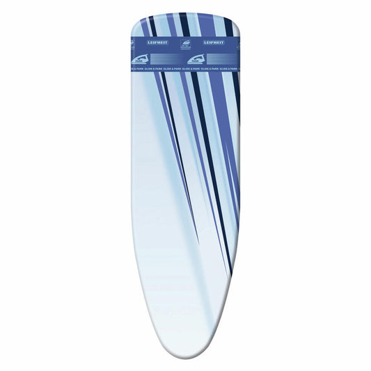 Leifheit ironing board cover Thermo Reflect Glide &amp; Park S / M, max. 125 x 40 cm, Blue, 71611