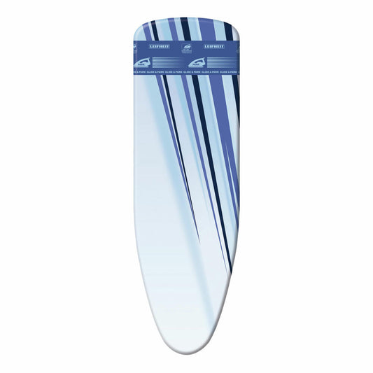 Leifheit ironing board cover Thermo Reflect Glide &amp; Park Uni, max. 140 x 45 cm, Blue, 71612