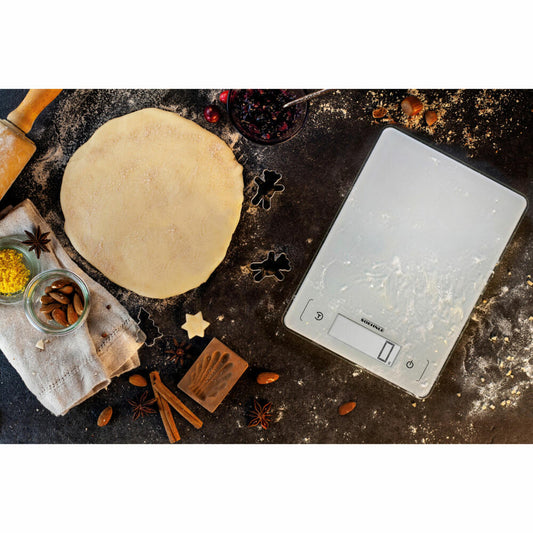 Soehnle Digital Kitchen Scale Page Aqua Proof, Scale, Gram Scale, Safety Glass, Gray, 66225