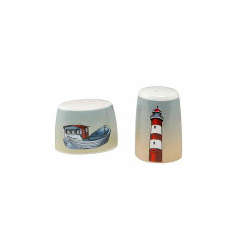 Goebel SH NBC SP Set Lighthouse, Boat Scandic Home Scandic Home Home Accessories Colorful New Bone China 23101301