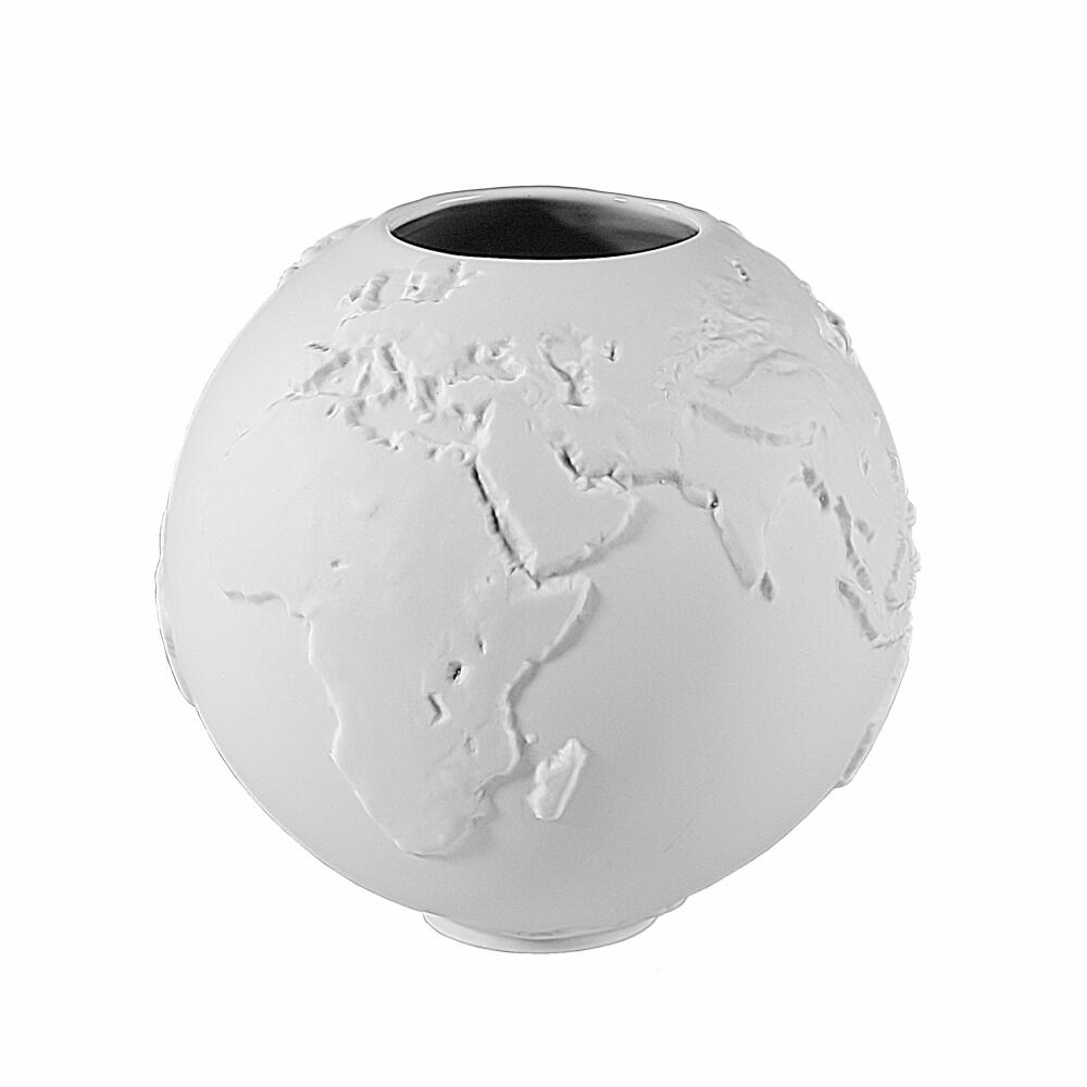 Goebel Vase Kaiser Porzellan Globe, Dekovase, Weltkugel, Porzellan, Weiß, 12 cm, 14004911