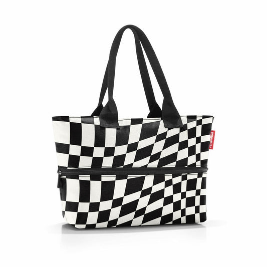 reisenthel shopper e1, Einkaufstasche, Tragetasche, Op-Art, 12 L, RJ7066