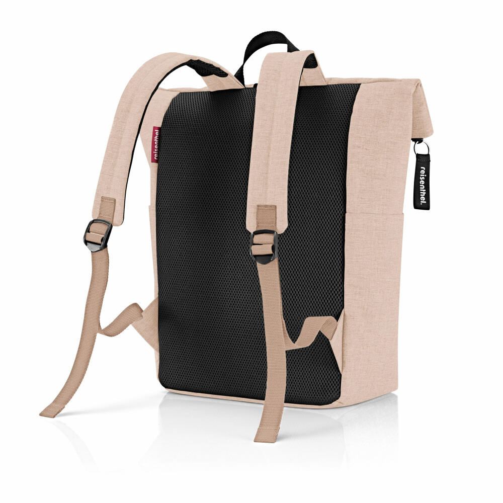 reisenthel rolltop backpack, Handgepäck-Rucksack, Reisetasche, Twist Coffee, 22 L, EK6041