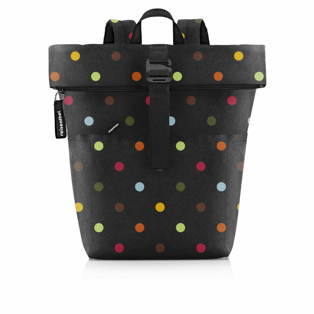 reisenthel rolltop backpack, Handgepäck-Rucksack, Reisetasche, Dots, 22 L, EK7009