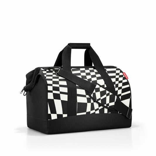 reisenthel allrounder L, Reisetasche, Sporttasche, Schultertasche, Op-Art, 30 L, MT7066