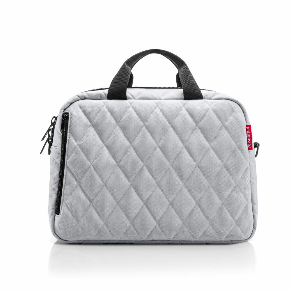 reisenthel notebook bag, Notebooktasche, Laptoptasche, Rhombus Light Grey, 8.5 L, NB7060