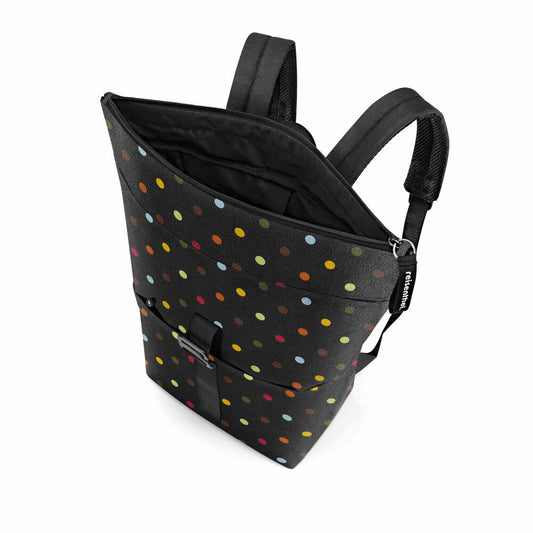 reisenthel rolltop backpack, Handgepäck-Rucksack, Reisetasche, Dots, 22 L, EK7009