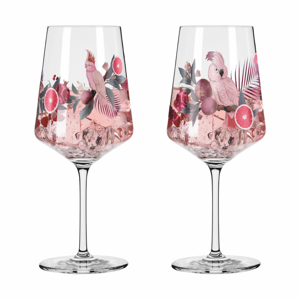 Ritzenhoff Sommersonett Sprizz F24, set of 2, R. Richter, Aperol glass, aperitif glass, crystal glass, 544 ml, 6011003