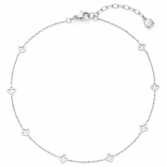 Leonardo Jewels Fußkettchen Janna CIAO, Fußkette, Fußschmuck, Modeschmuck, Edelstahl , Silber, 023858
