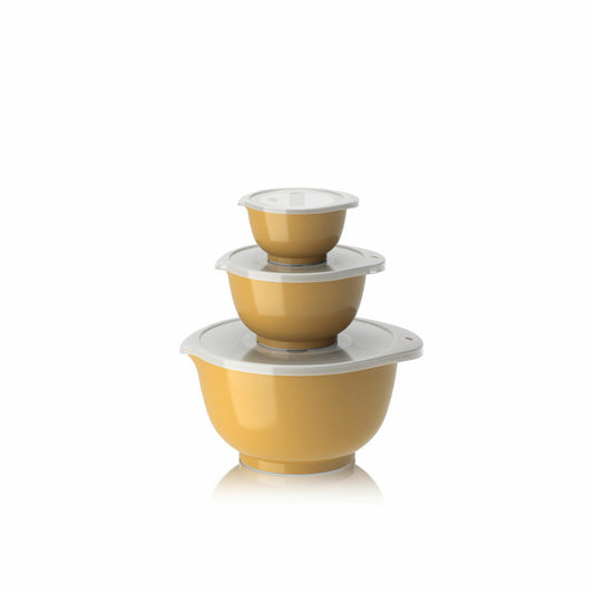 Rosti bowl set Margrethe New 6-piece, Durostima, Curry, 0.25 + 0.75 + 3 L, 29949