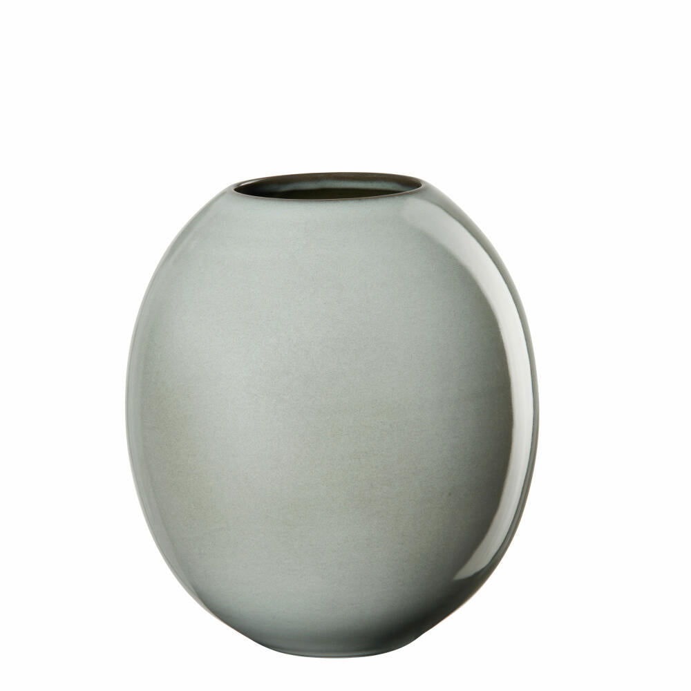 ASA Selection Tamago Vase, Tischvase, Dekovase, Blumenvase, Steingut, Eggshell, H 19 cm, 68032380