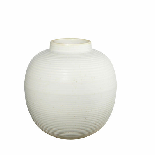 ASA Selection Japandi Vase, Tischvase, Dekovase, Blumenvase, Steingut, Soft Shell, H 22 cm, 73003249