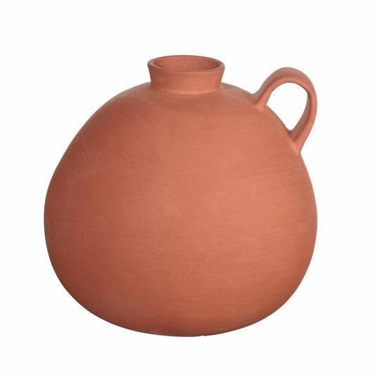 ASA Selection Casita Vase, Tischvase, Dekovase, Blumenvase, Terracotta, Rust, H 15 cm, 67011485