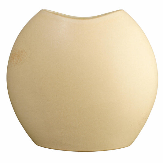 ASA Selection Moon Vase, Tischvase, Dekovase, Blumenvase, Steingut, Peanut, H 32 cm, 91219319