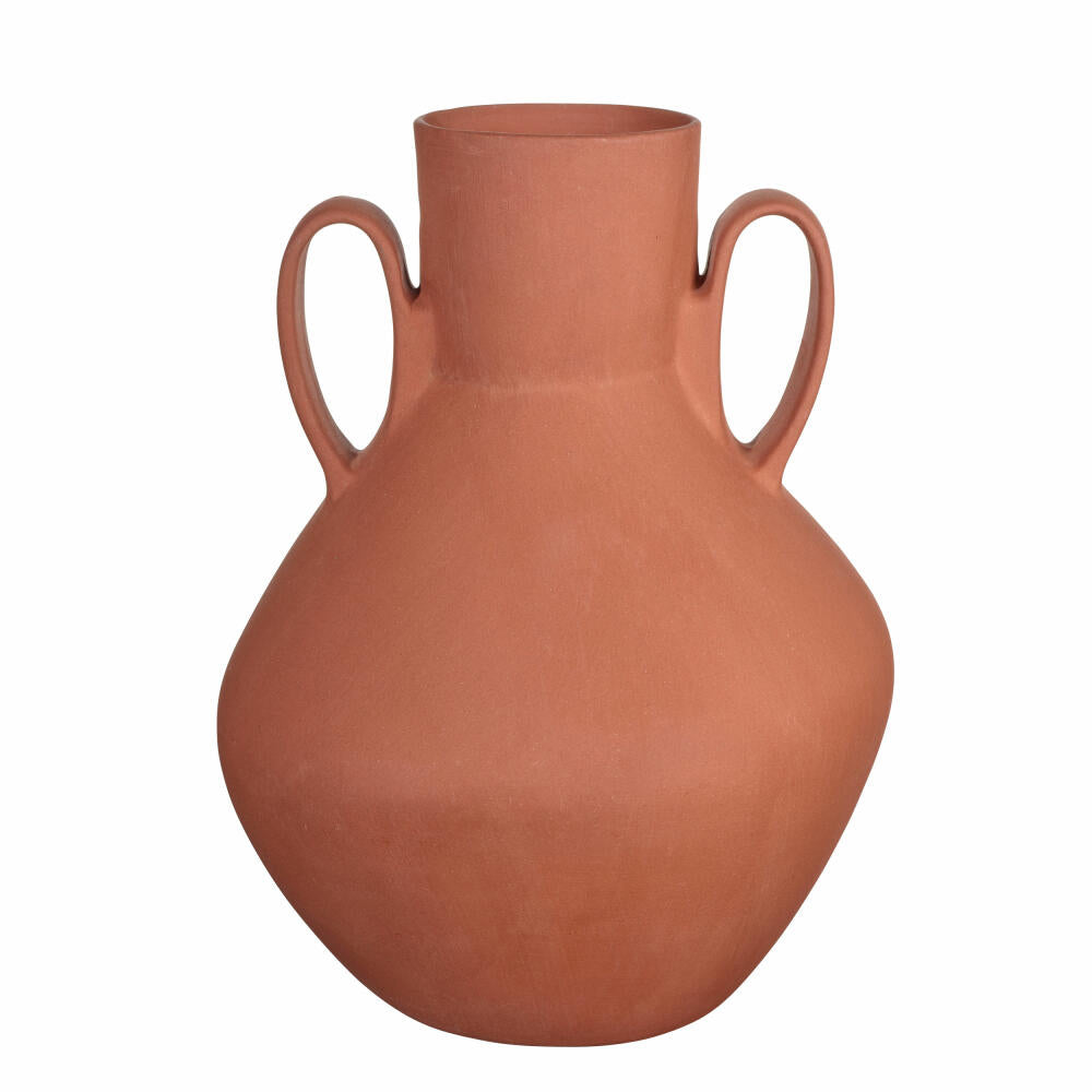 ASA Selection Casita Vase, Tischvase, Dekovase, Blumenvase, Terracotta, Rust, H 22.5 cm, 67013485