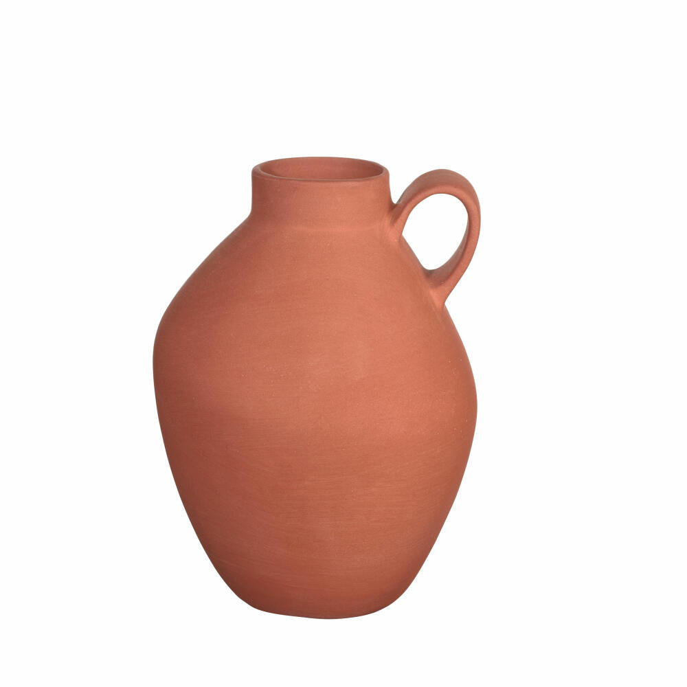 ASA Selection Casita Vase, Tischvase, Dekovase, Blumenvase, Terracotta, Rust, H 18.5 cm, 67012485