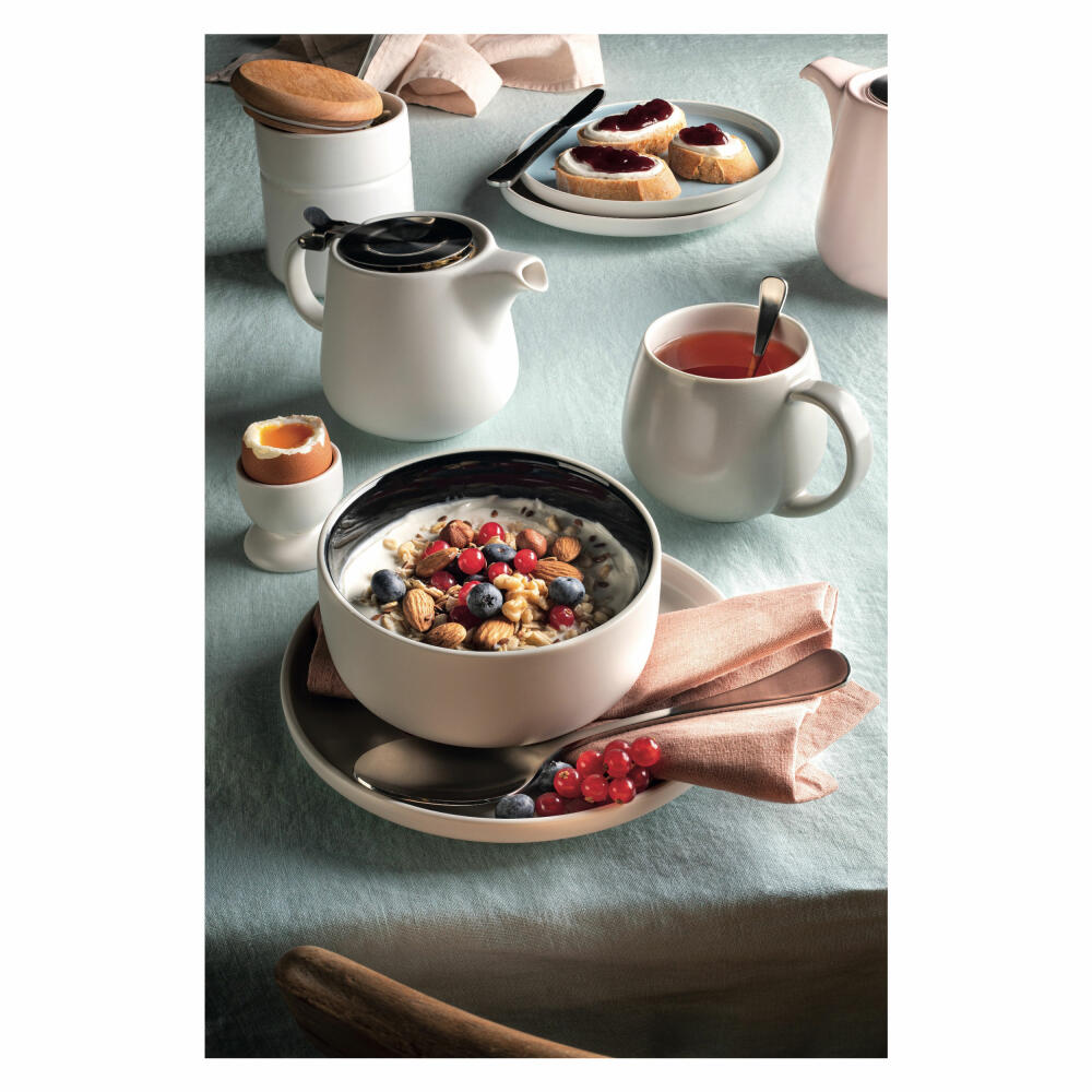 Maxwell & Williams Tint Eierbecher, Eierhalter, Eierständer, Porzellan, Schwarz, AY0260