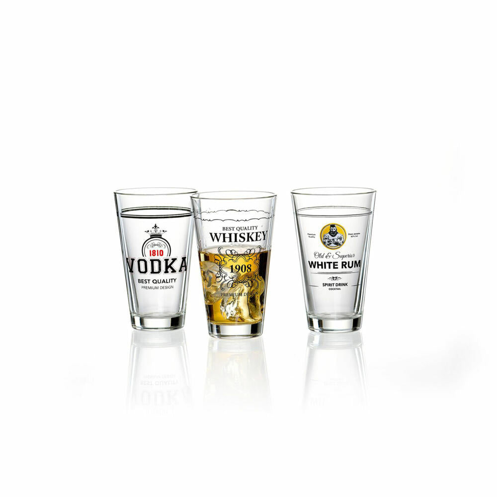 Ritzenhoff &amp; Breker Vodka Spirits Mug, Long Drink Glass, Cocktail Glass, Drinking Glass, Glass, 330 ml, 818581