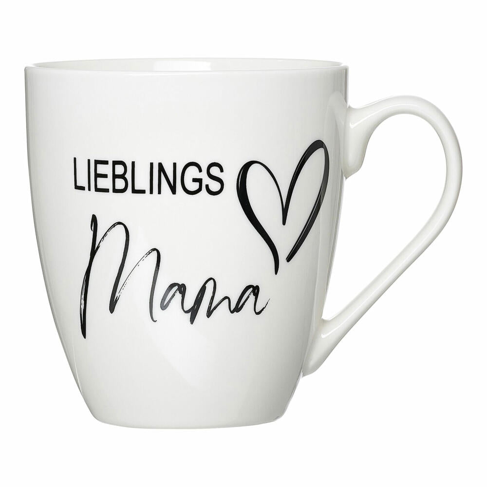 Ritzenhoff & Breker Mama Kaffeebecher, Kaffeetasse, Tasse, Becher, Porzellan, 590 ml, 413663