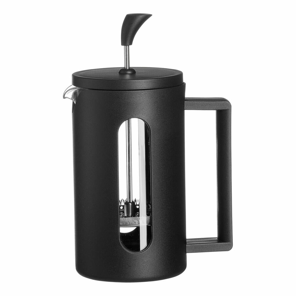 Ritzenhoff &amp; Breker Adana coffee maker, French press, coffee press, borosilicate, black, 600 ml, 818833