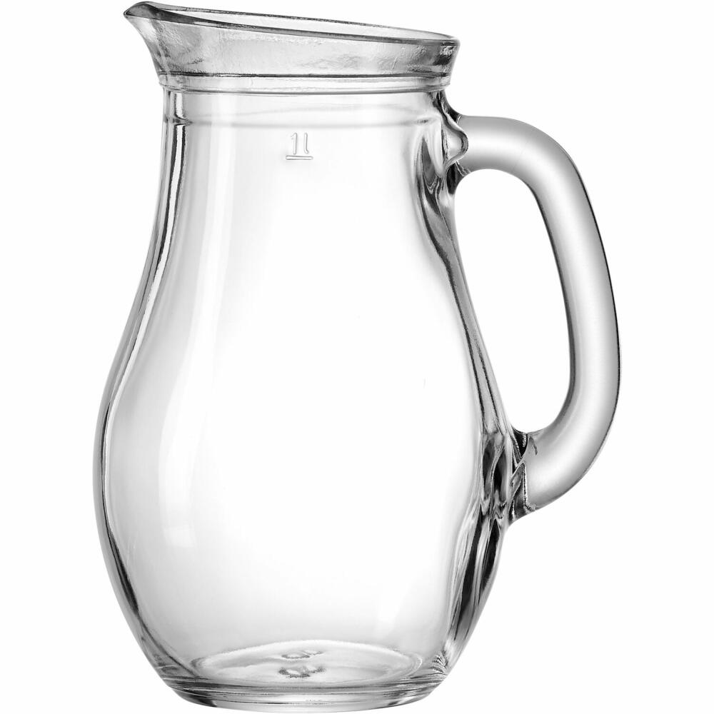 Ritzenhoff &amp; Breker Vio jug, water jug, carafe, glass jug, glass, 1 L, 817720