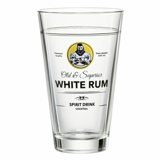 Ritzenhoff &amp; Breker White Rum Spirits Mug, Long Drink Glass, Cocktail Glass, Drinking Glass, Glass, 330 ml, 818567