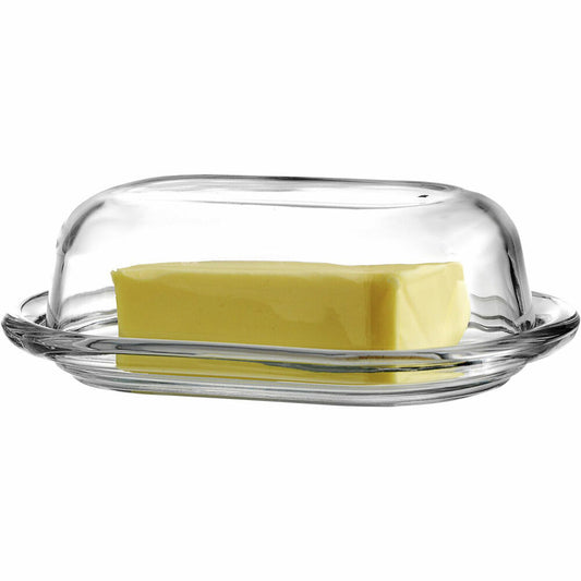 Ritzenhoff & Breker Fresh Butterdose, Butter Dose, Butteraufbewahrung, Glas, Klar, 116601