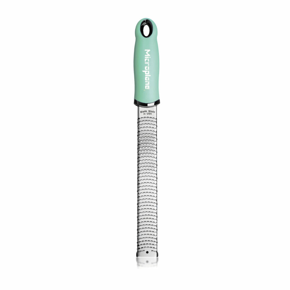 Microplane Kitchen Grater Premium Classic, Zester, Grater, Stainless Steel, Plastic, Retro Green, 46702