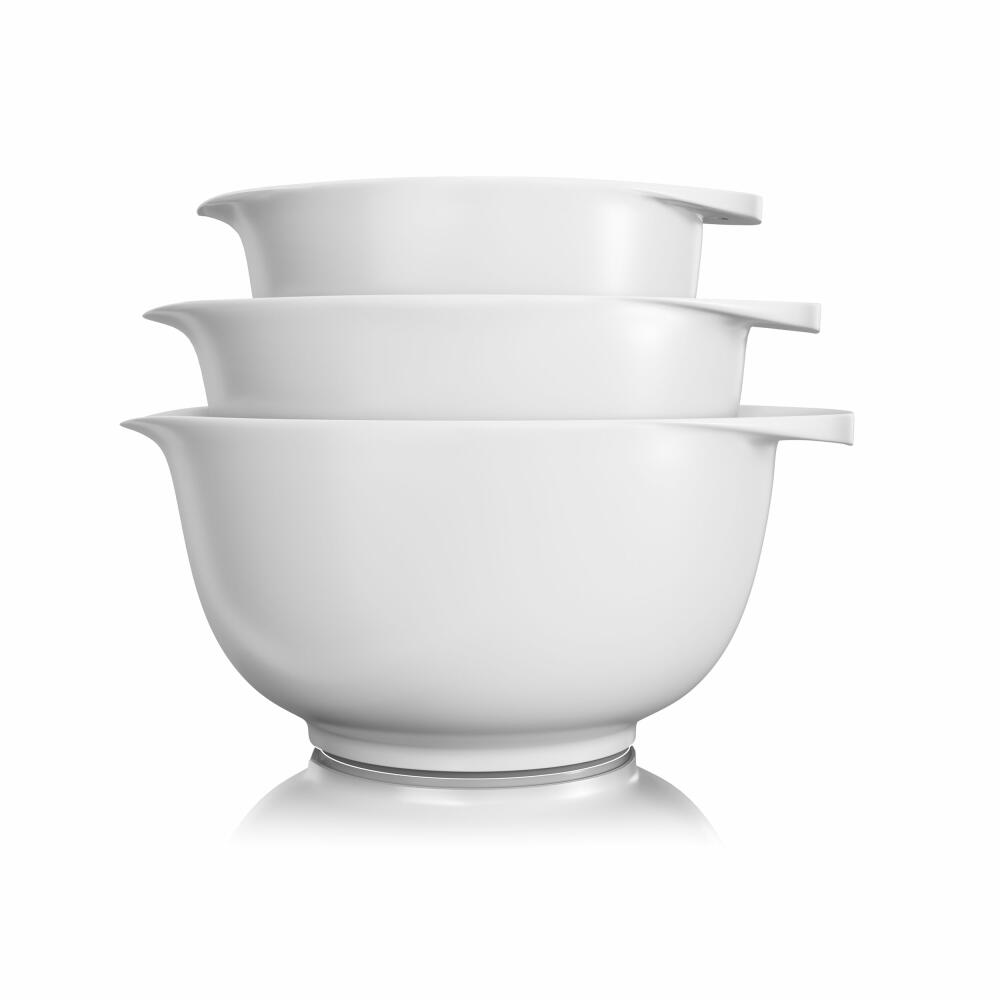 Rosti mixing bowl set Victoria 3-piece, baking bowl, bowl, melamine, white, 2 + 3 + 4 L, 24829