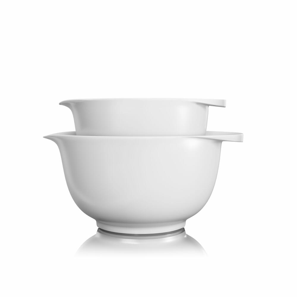 Rosti mixing bowl set Victoria 2-piece, baking bowl, bowl, melamine, white, 2 + 3 L, 24818