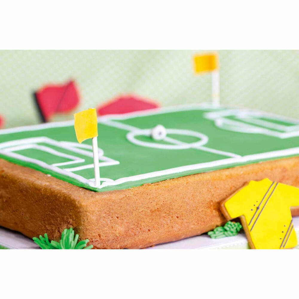 Städter motif baking pan Laola the football field, baking pan, cake pan, metal, 35 x 24.5 cm, 614062