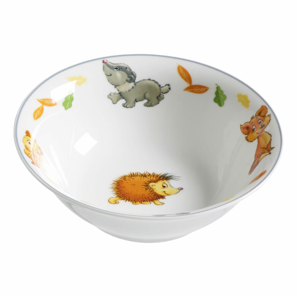 Ritzenhoff &amp; Breker cereal bowl forest animals, cereal bowl, bowl, dessert bowl, porcelain, colorful, 422436