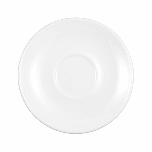Seltmann Weiden Modern Life Untertasse, zur Espressotasse, Unterteller, Porzellan, Weiß, Ø 12.7 cm, 001.657583