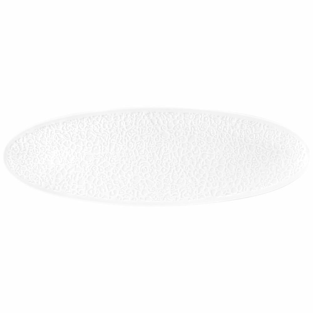Seltmann Weiden Nori-Home Coupplatte, Serving Plate, Serving Platter, Porcelain, White, 44 x 14 cm, 001.772516