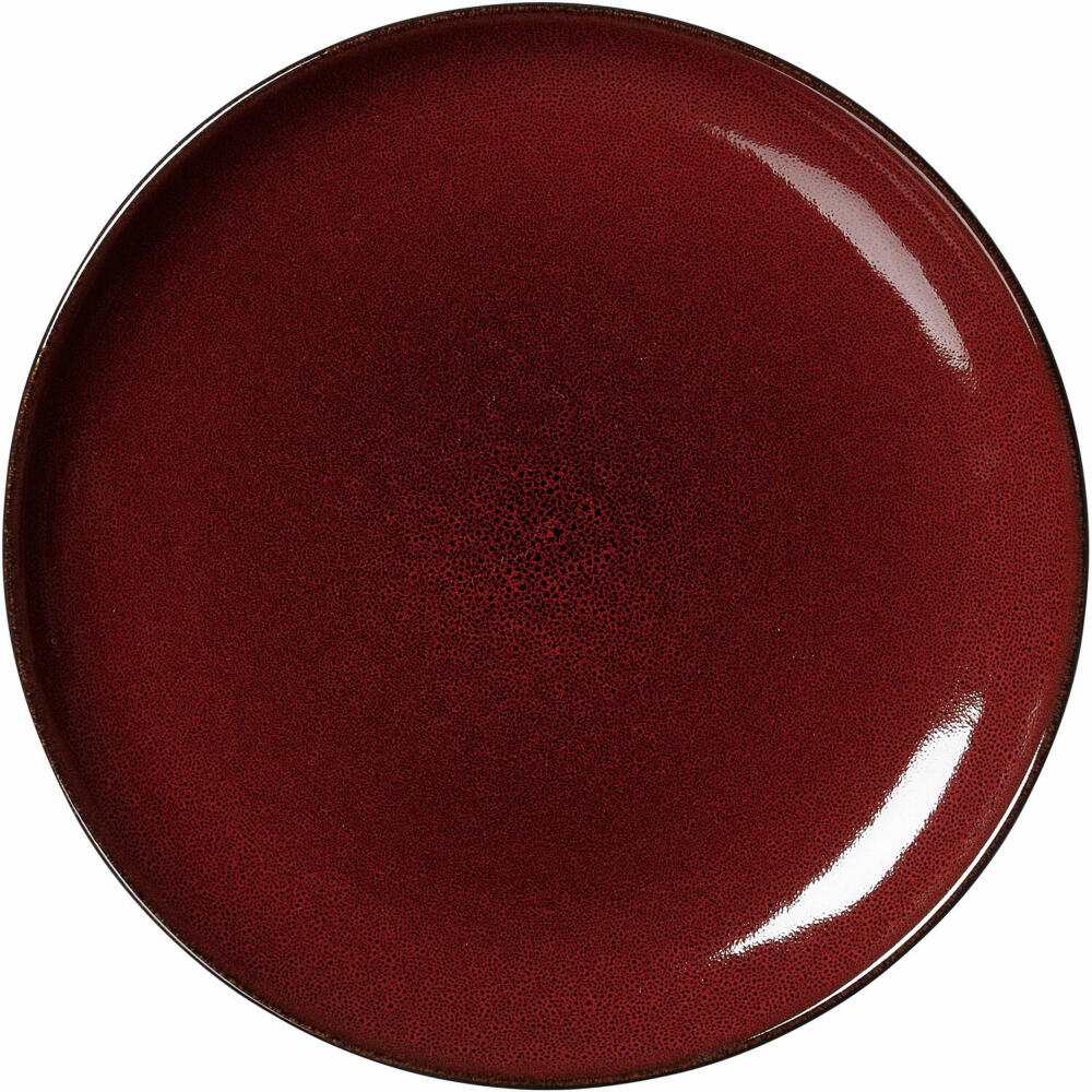 Ritzenhoff &amp; Breker Gambia plate, dessert plate, breakfast plate, stoneware, red, Ø 20.5 cm, 419931