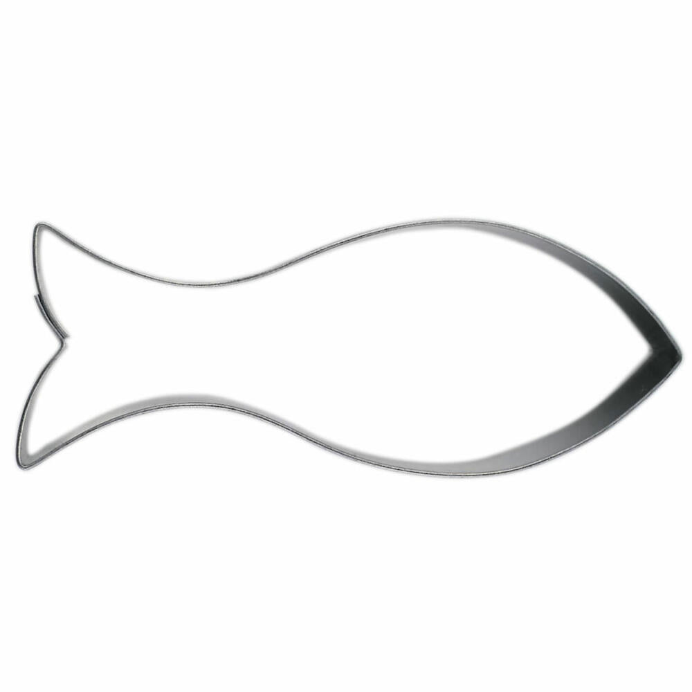 Städter Ausstecher Fisch, Ausstechform, Plätzchenform, Keks, Plätzchen, Edelstahl, 7 cm, 064317